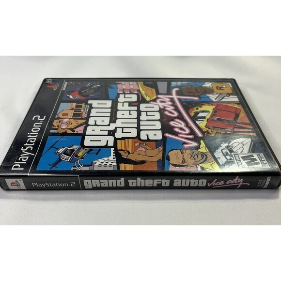 Grand Theft Auto: Vice City GTA (PlayStation 2, 2002) COMPLETE W/ MAP & TESTED - Picture 3 of 11